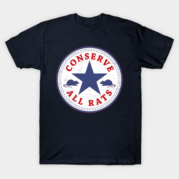 Conserve All Rats T-Shirt by puppaluppa